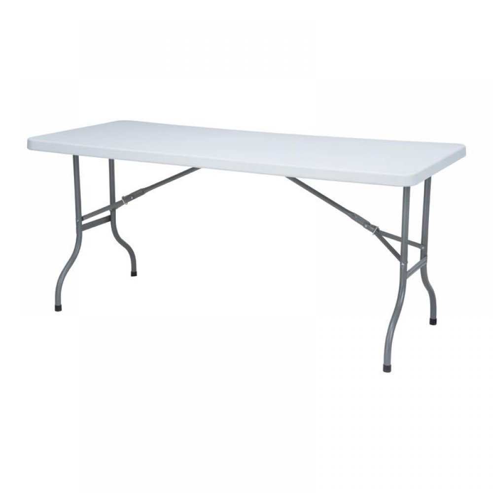 Τραπεζι Συνεδριου-Catering Fylliana Λευκο 183X75X74 Πτυσσομενο