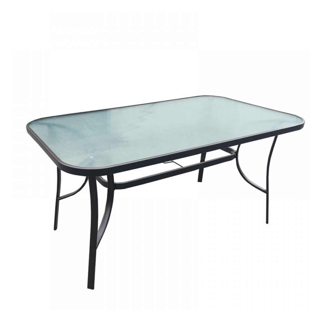 Τραπεζι Εξοχησ Fylliana Steel Γκρι 140X80X70Εκ G.r.d