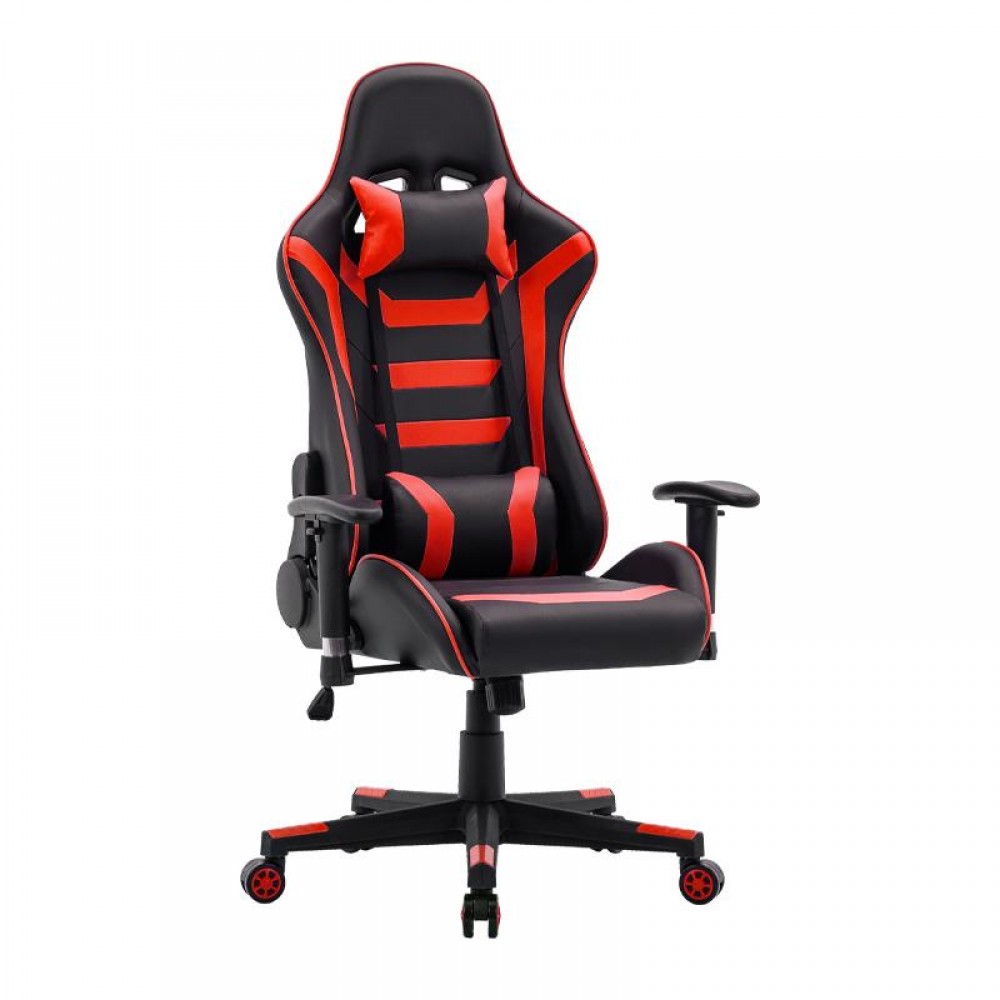Καρεκλα Gaming Fylliana Sar-1 Μαυρο-Κοκκινο Τεχνοδερμα 64*53*135