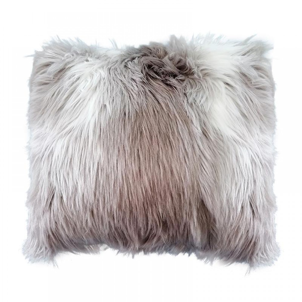 Διακοσμητικο Μαξιλαρι Fylliana 23394 Me Microfiber Μπεζ-Λευκο Χρωμα 60X60Εκ