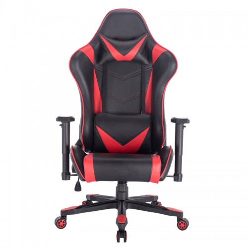 Καρεκλα Γραφειου-Gaming Fylliana 9880 Μαυρο Με Κοκκινο Τεχνοδερμα 70.5*71*128