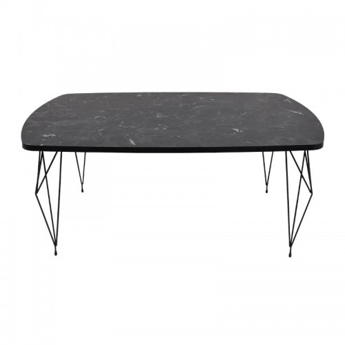 Τραπεζακι Σαλονιου Diamond Black Marble 100X66X42Εκ