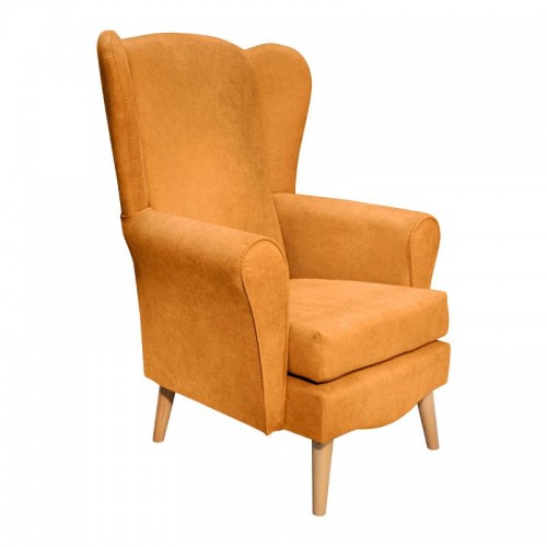 Πολυθρονα Fylliana Classic 12 Μουσταρδι Υφασμα 80*80*114 Rmchr