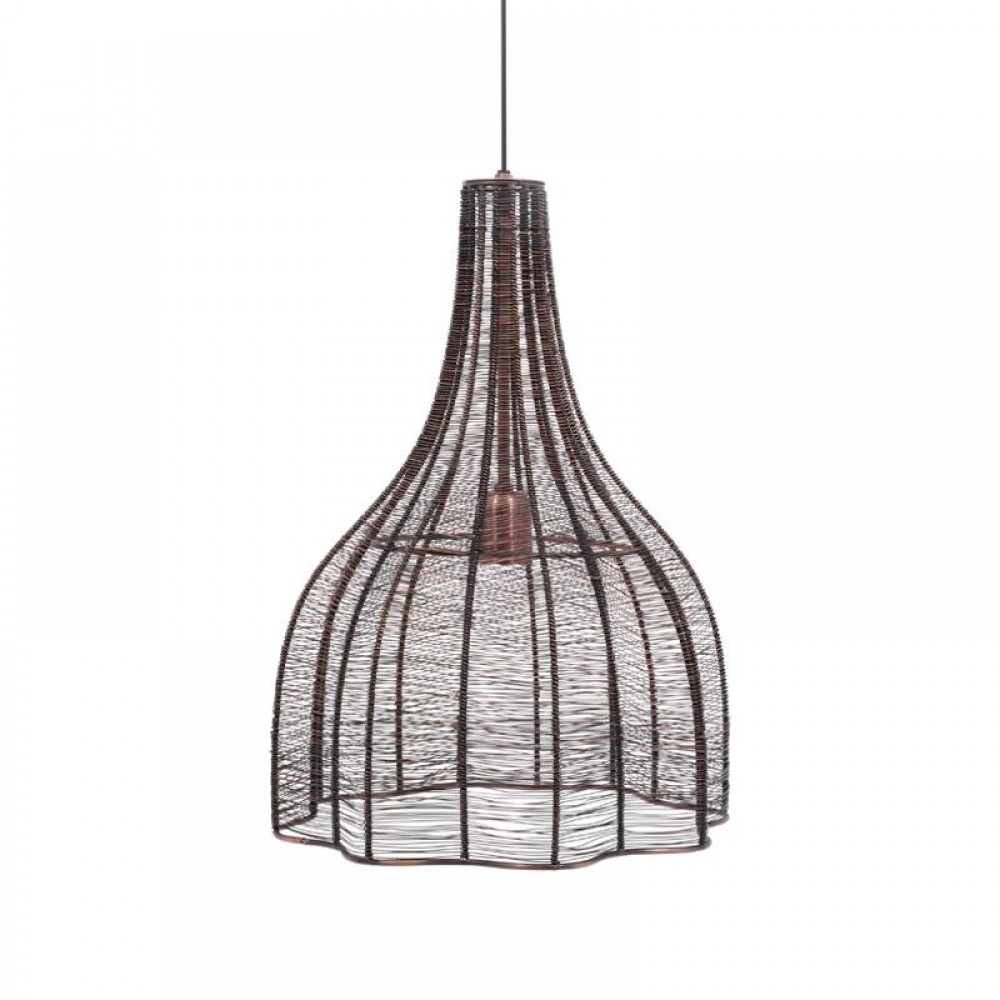 Μονοφωτο Μεταλλικο Fylliana Cage Copper Χρωμα 35X55Εκ