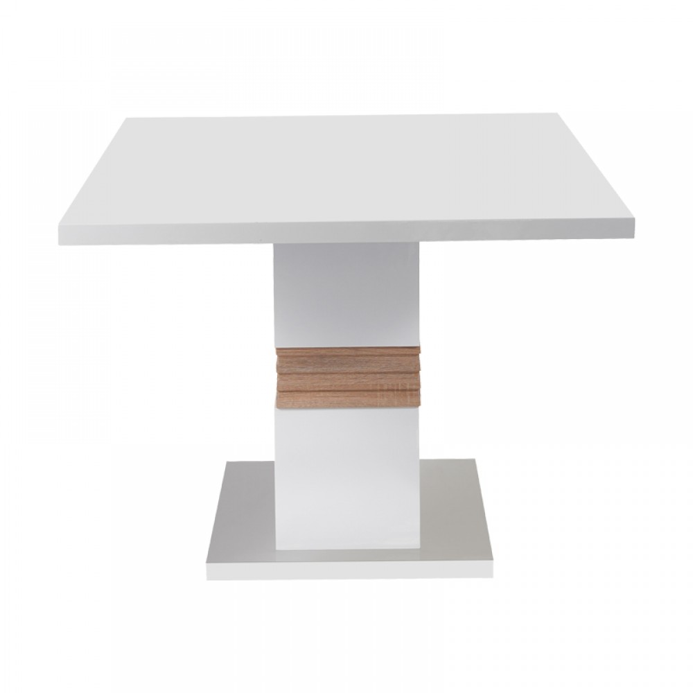 Τραπέζι Zoekrin Inart Λευκό Mdf 200X100X76Εκ
