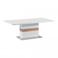 Τραπέζι Zoekrin Inart Λευκό Mdf 200X100X76Εκ