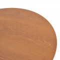 Τραπέζι Σαλονιού Franzel Pakoworld Mdf Καρυδί Φ80X40Εκ