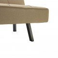 Καναπές-Κρεβάτι Travis Pakoworld 3Θέσιος Με Ύφασμα Μπεζ 175X83X74Εκ