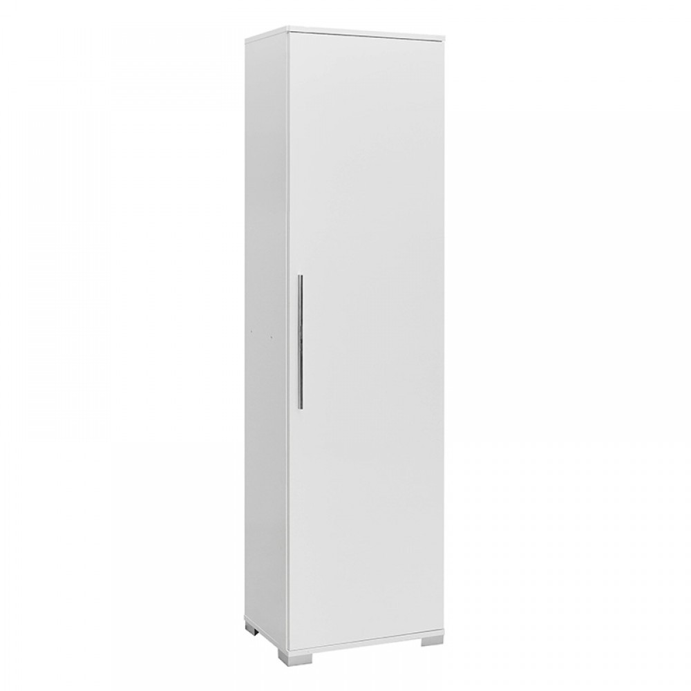 Ντουλάπι-Στήλη Diamond1 Pakoworld Λευκό Gloss 50X35X187Εκ