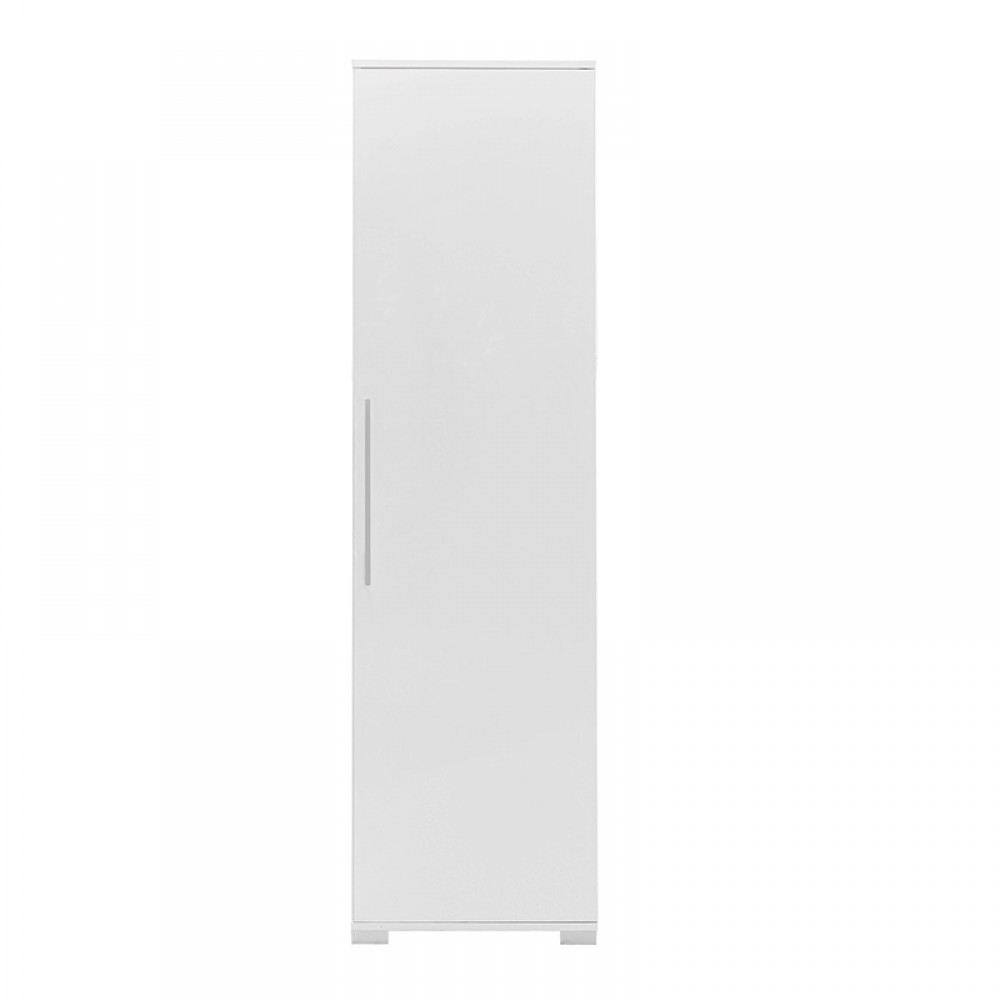 Ντουλάπι-Στήλη Diamond1 Pakoworld Λευκό Gloss 50X35X187Εκ