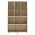 Βιβλιοθήκη Firenze Pakoworld Χρώμα Sonoma 107X28,6X178Εκ