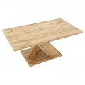 Τραπέζι Σαλονιού Solange Pakoworld Χρώμα Sonoma 110X55X47.5Εκ