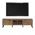 Έπιπλο Τηλεόρασης Thelma Pakoworld Oak Μελαμίνης 150X40X41.6Εκ