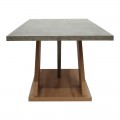 Τραπέζι Σαλονιού Solange Pakoworld Σε Γκρι-Sonoma Απόχρωση 110X55X47.5Εκ