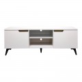 Έπιπλο Τηλεόρασης Kemvio Pakoworld  Sonoma-Λευκό 150X38X44Εκ