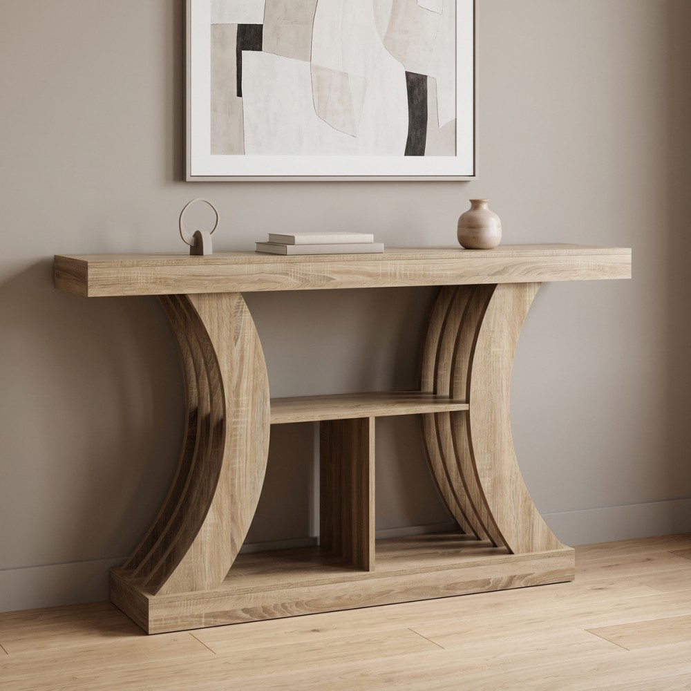 Κονσόλα Conde Pakoworld Sonoma 160X30X90Εκ