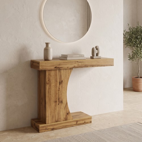 Κονσόλα Devo Pakoworld Oak 120X30X90Εκ