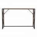 Κονσόλα Ivy Pakoworld Χρώμα Καρυδί-Μαύρο 120X35X75Εκ