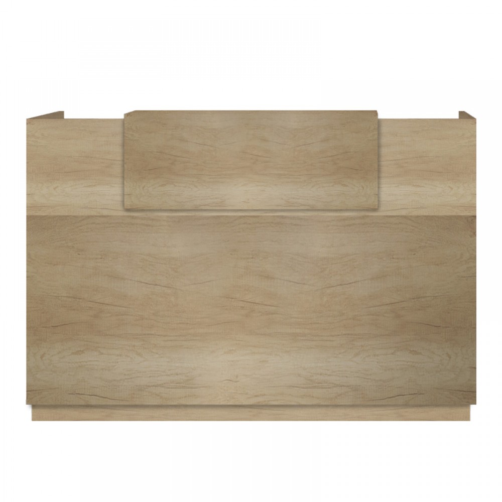Γραφείο Reception Lotus Pakoworld Σε Χρώμα Φυσικό 200X70X110Εκ