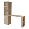 Γραφείο Με Βιβλιοθήκη Cliner Pakoworld Sonoma 140X50X180Εκ