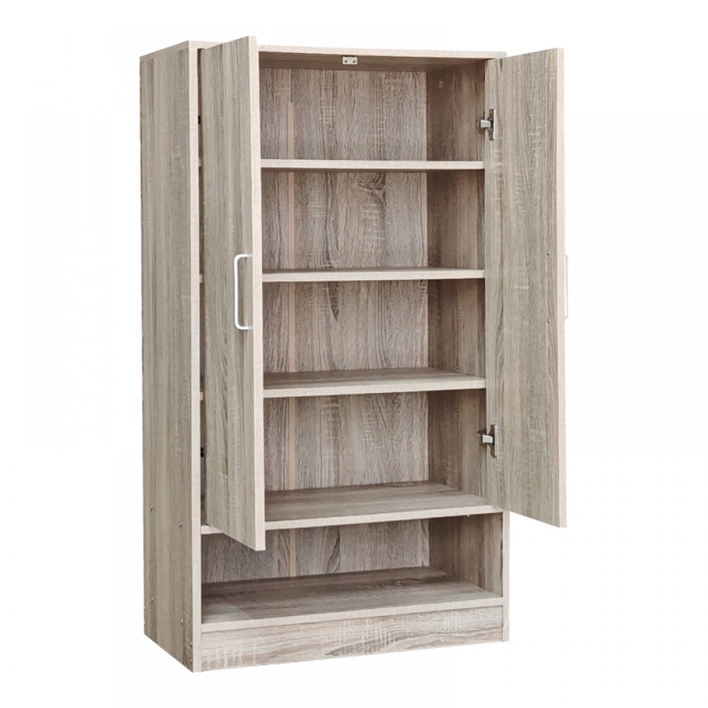 Παπουτσοθήκη Ντουλάπι Lemba Pakoworld Sonoma 80X33X120Εκ