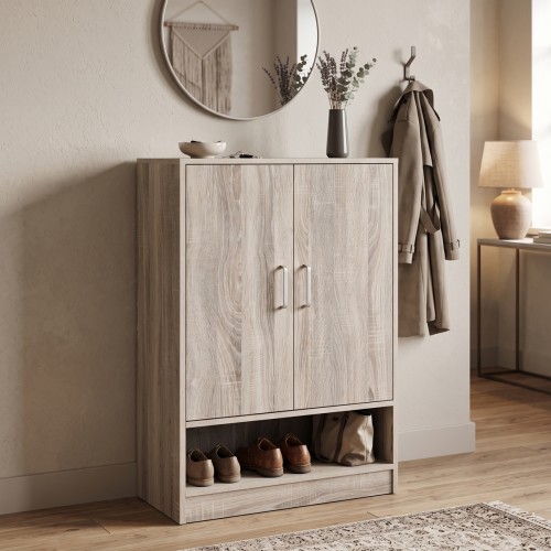 Παπουτσοθήκη Ντουλάπι Lemba Pakoworld Sonoma 80X33X120Εκ