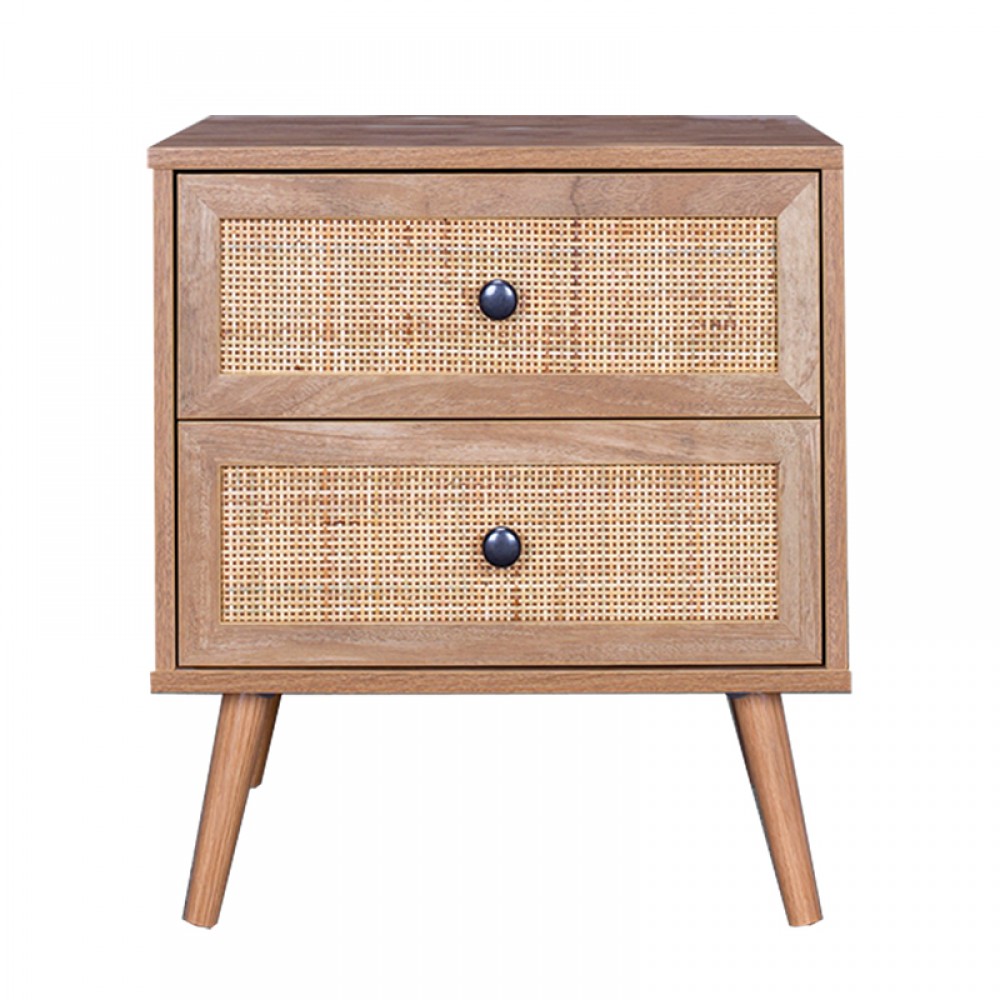 Κομοδίνο Oslo Pakoworld Sonoma 50X39X55Εκ