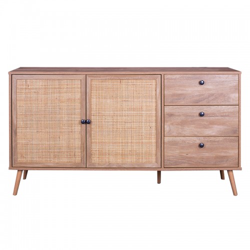 Μπουφές Oslo Pakoworld Sonoma 150X39X79Εκ