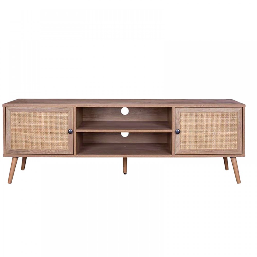 Έπιπλο Τηλεόρασης Oslo Pakoworld Sonoma 150X39X49Εκ