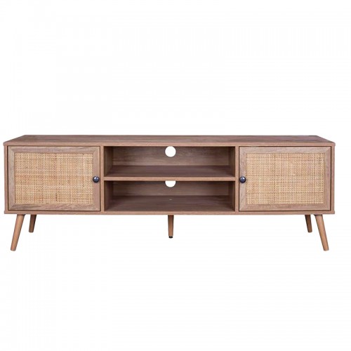 Έπιπλο Τηλεόρασης Oslo Pakoworld Sonoma 150X39X49Εκ