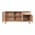 Μπουφές Hamea Pakoworld Mdf Σε Φυσική Απόχρωση 150X39,5X73Εκ