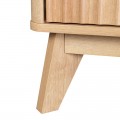 Τραπέζι Σαλονιού Hamea Pakoworld Mdf Σε Φυσική Απόχρωση 110X55,2X45Εκ