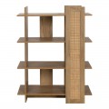 Βιβλιοθήκη Oslo Pakoworld Sonoma 75X32X95Εκ
