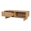 Τραπέζι Σαλονιού Jenfia Pakoworld Mdf Σε Φυσική Απόχρωση 110X55X38,5Εκ