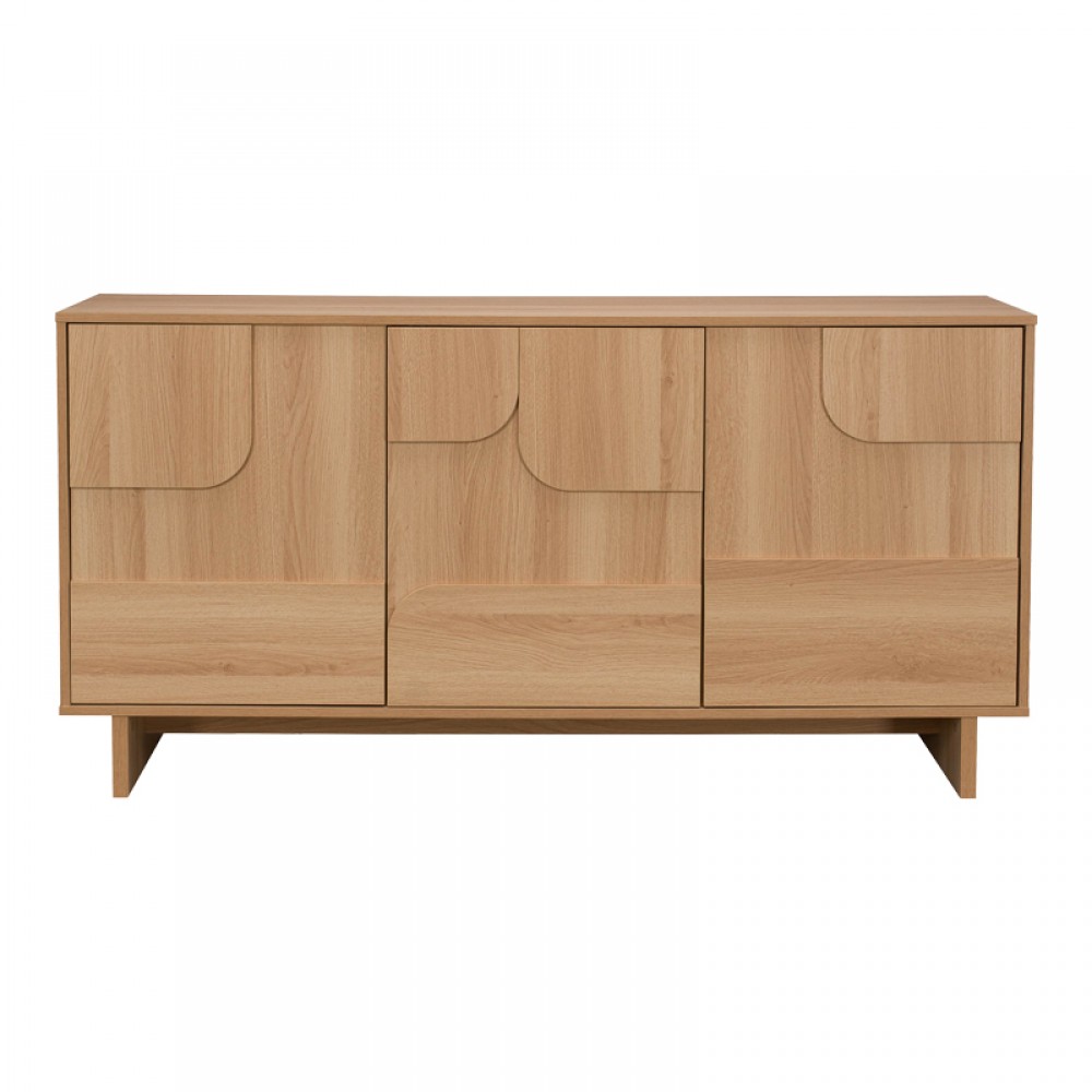 Μπουφές Jenfia Pakoworld Mdf Σε Φυσική Απόχρωση 150X39X75,5Εκ