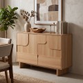 Μπουφές Jenfia Pakoworld Mdf Σε Φυσική Απόχρωση 101,2X39X75,5Εκ