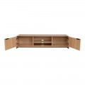Έπιπλο Τηλεόρασης Anfen Pakoworld Mdf Σε Φυσική Απόχρωση 160X39X40,5Εκ