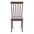 Καρέκλα Houston Pakoworld Rubberwood Σε Καρυδί Απόχρωση 40X49X94Εκ