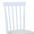 Καρέκλα Houston Pakoworld Rubberwood Σε Λευκή Απόχρωση 40X49X94Εκ