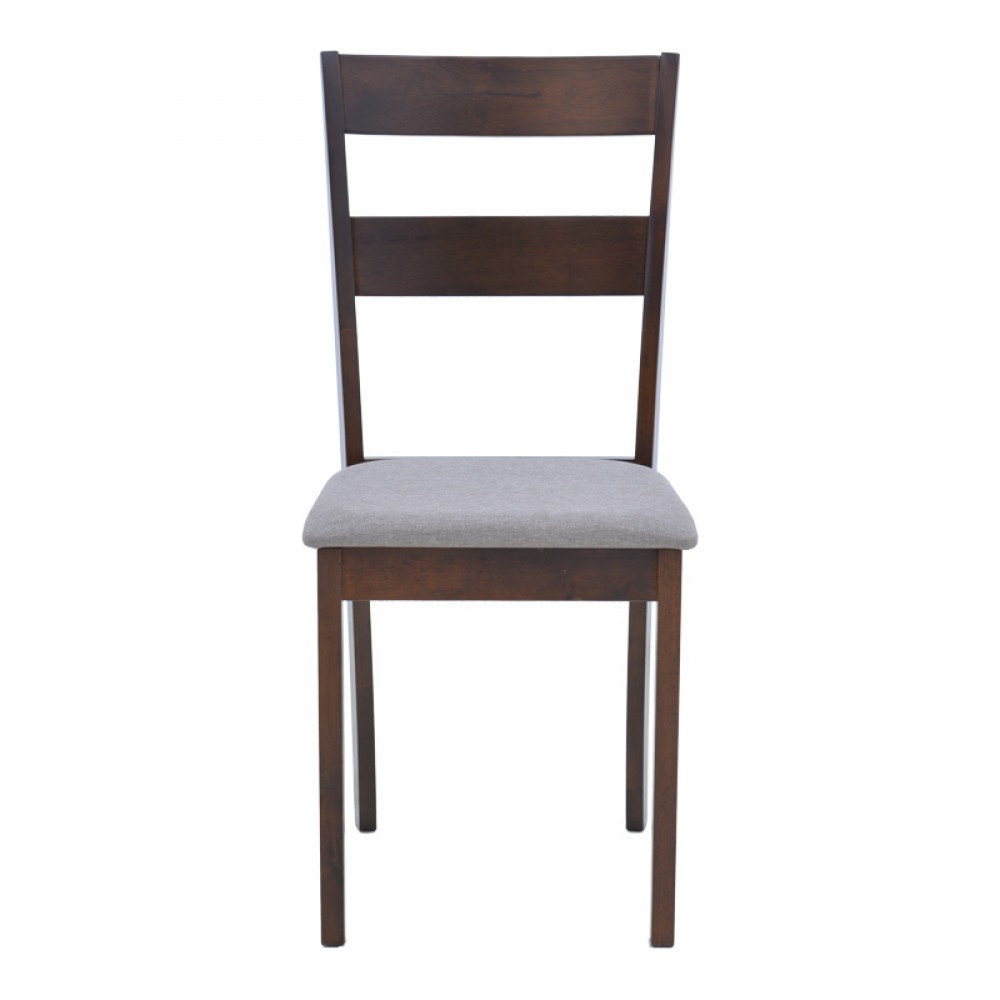 Καρέκλα Dallan Pakoworld Rubberwood Σε Καρυδί Απόχρωση 40X47.5X89Εκ