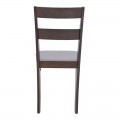 Καρέκλα Dallan Pakoworld Rubberwood Σε Καρυδί Απόχρωση 40X47.5X89Εκ