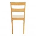 Καρέκλα Dallan Pakoworld Rubberwood Σε Φυσική Απόχρωση 40X47.5X89Εκ
