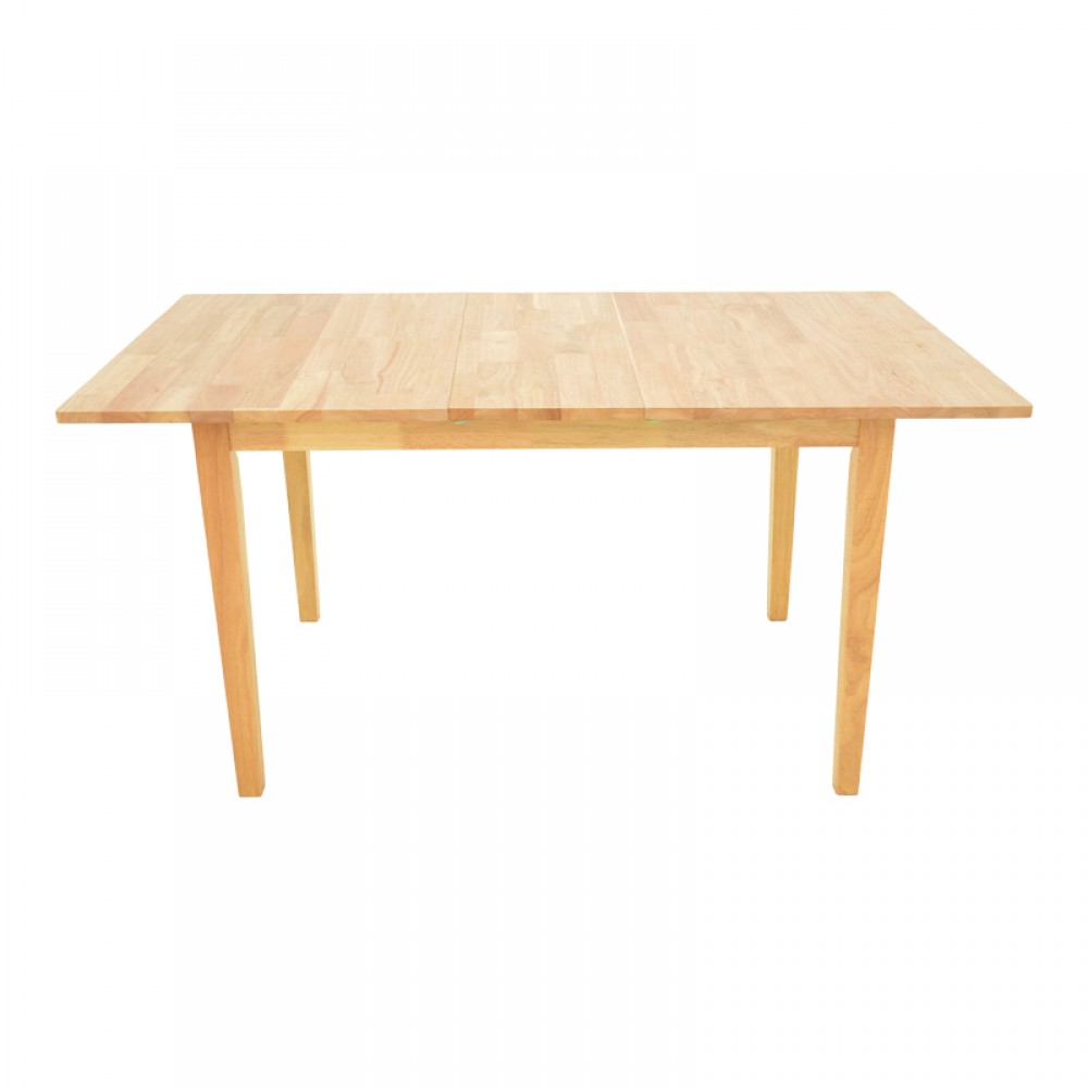 Tραπέζι Επεκτεινόμενο Country Pakoworld Rubberwood Σε Φυσική Απόχρωση 120-150X80X74Εκ