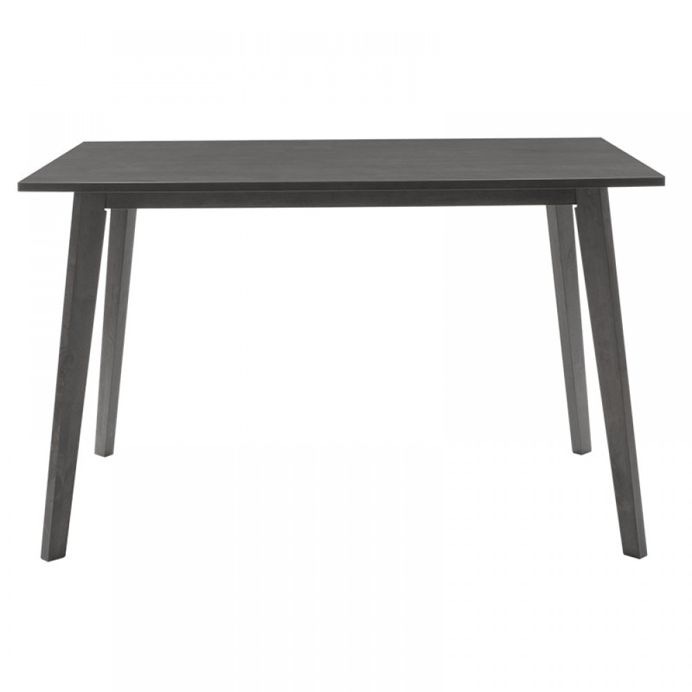 Τραπέζι Benson Pakoworld Mdf Με Καπλαμά  Χρώμα Rustic Grey 120X75X75Εκ