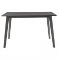 Τραπέζι Benson Pakoworld Mdf Με Καπλαμά  Χρώμα Rustic Grey 120X75X75Εκ