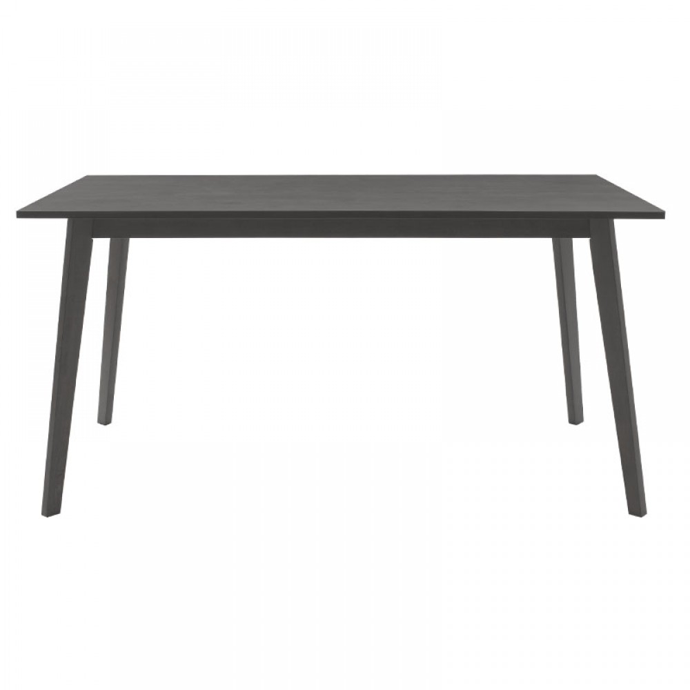 Τραπέζι Benson Pakoworld Mdf Με Καπλαμά Χρώμα Rustic Grey 150X90X75Εκ