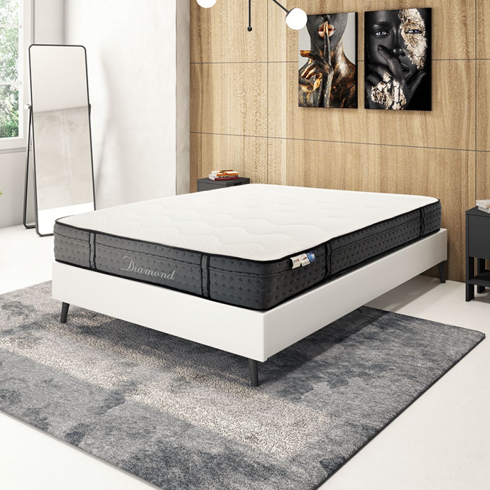 Στρώμα Diamond Pakoworld Pocket Spring+ Gel Memory Foam 25-27Cm 160X200Εκ
