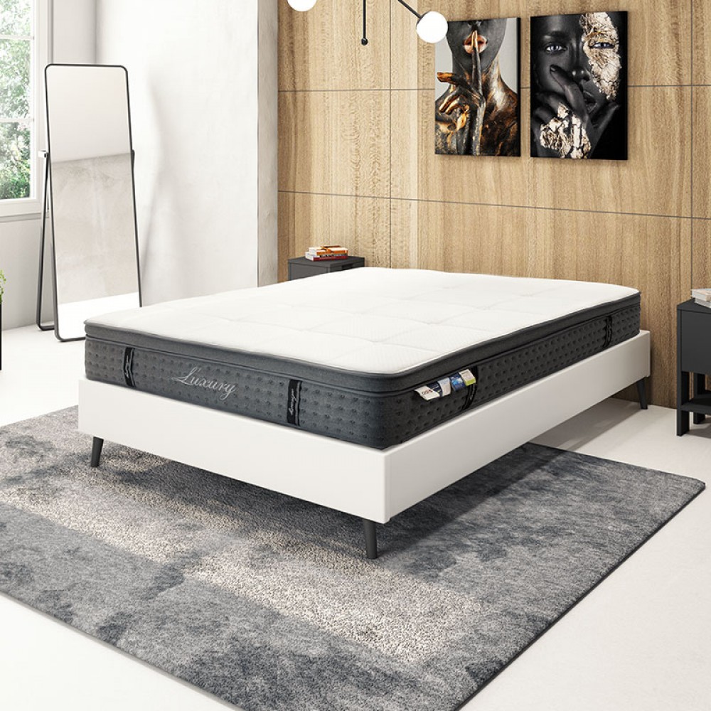 Στρώμα Luxury Pakoworld Pocket Spring+Gel Memory Foam+Latex 34-36Cm 160X200Εκ