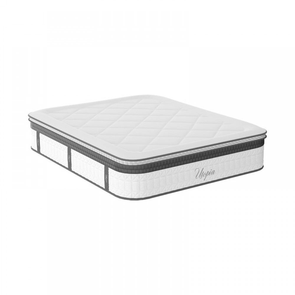 Στρώμα Utopia Pakoworld Pocket Spring Με Ανώστρωμα Aloe Vera 30-32Cm 140X200Εκ
