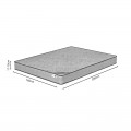 Στρώμα Klaudia Pakoworld Continuous Spring Μονής Όψης 17-18Cm 160X200Εκ